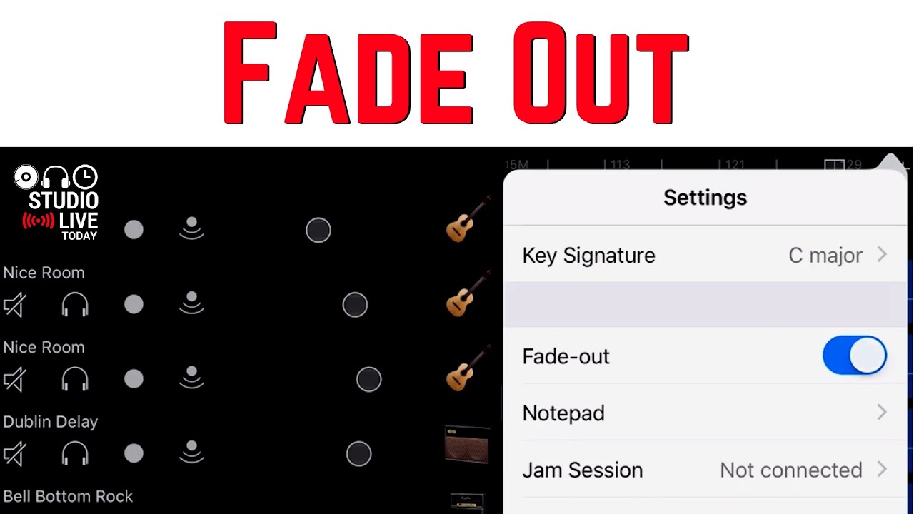 How To Fade Out In Garageband 2018 Ipad